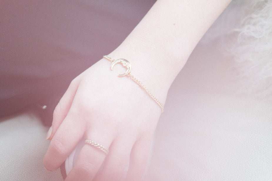 Moon Charm Bracelet - Raymond Coffee